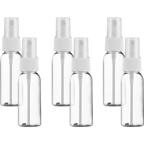 Hecef Fine Mist Spray Bottles, Pocket Size Empty Mini Refillable Plastic Sprayer, 30ml