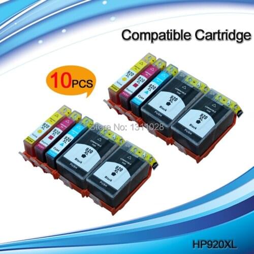 INK WAY On Promotion,10 Pack high yield Ink cartridge with chip for HP 920XL for HP Officejet 6000 6500 7000