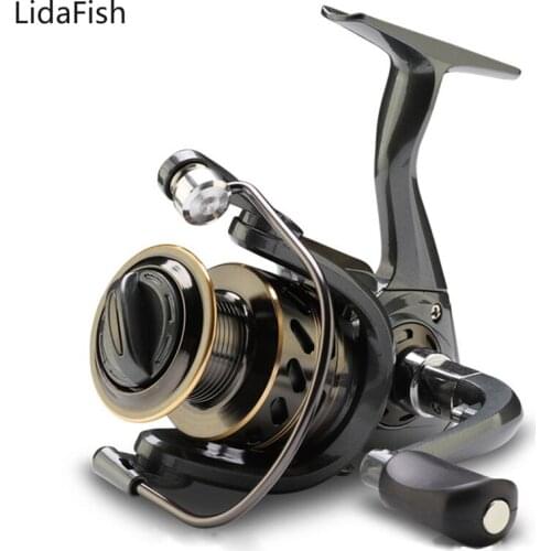Lidafish 2021 Metal Spool Metal Handle Spinning Fishing Reels 6-10kg Max Drag Saltwater Fishing Wheel Fishing Accessories
