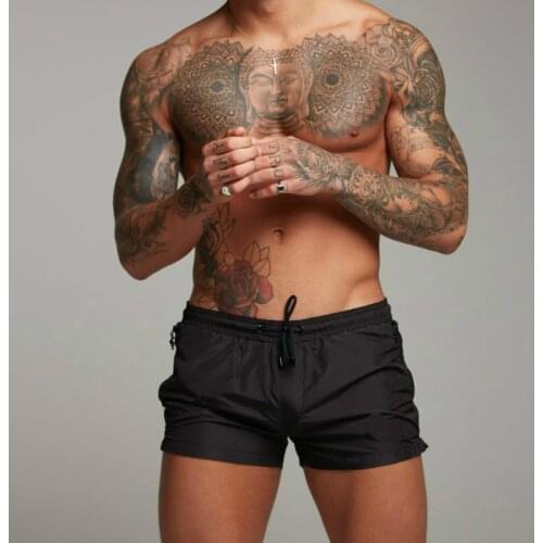 2019 New Mens Gym Fitness Shorts Bodybuilding Jogging Workout Male Short Pants Sport Run Breathable Quick Drying Mesh Sweatpants