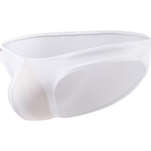 New Summer Sexy Men Underwear Man Breathable Mesh Low Waist Briefs Men Gay Briefs Shorts Solid Cueca U Convex Pouch Underpants