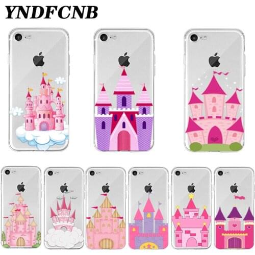 Princess castle TPU Soft Silicone Phone Case For iPhone SE 2020 11 Pro X XR Xs Max 6 6S 7 8 Plus Soft Clear Cover Coque Shell