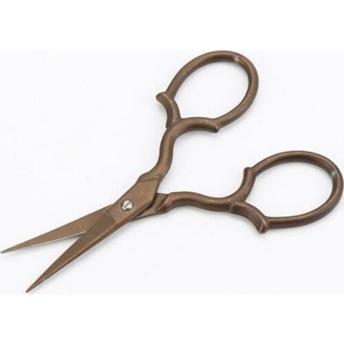 Cross Stitch European Retro Classic Vintage Antique Craft Sewing Tailor Scissors Tool Scissors Sewing Handicraft Embroidery DIY