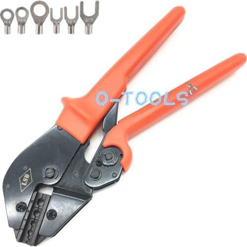 Terminal crimping tool AP-210TX for non-insulated cable lug links 2-10mm² two hand operate crimper pliers tools 20-8AWG