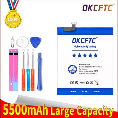 OKCFTC Xiaomi Redmi Note Prime Batteries