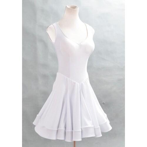 Exotic dance Latin dance V collar halter dress and put on fishbone wrapping bra underwear W15053