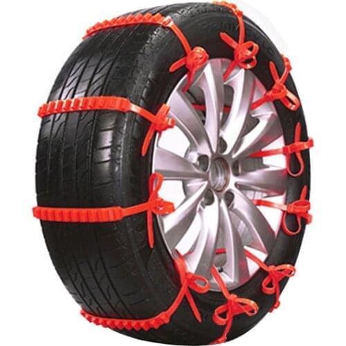 Anti-Skid Mud Snow Survival Traction Car Tire Chains Anti Slip Universal Safety Cable Belts Double Automobile Wheel Winter 2021