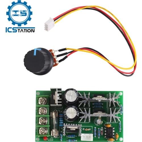 PWM DC Motor Speed Controller Switch 20A Current Voltage Regulator PWM High Power Drive Module 12V 24V 36V 48V