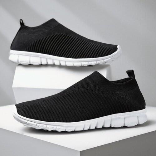 Hot Sale New Ultralight Comfortable Casual Shoes Couple Unisex Men Women Sock Mouth Walking Sneakers Soft Summer Big Size 35-47