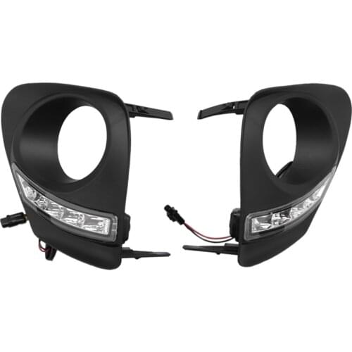 LED Daytime Running Lights for Toyota Corolla 2010 2011 2012 2013 DRL Fog Lamp Cover Light