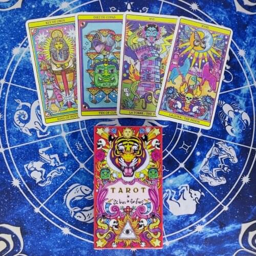 Tarot of The God of the Three Cards Divination Deck Entertainment Party Board Game Support Drop Shipping 78 Pcs/Box