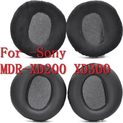 1 pair Replacement Ear pads for -Sony MDR-XD200 XD300 Headphones Earmuff Cover Soft Foam Ear Cushions High Quality