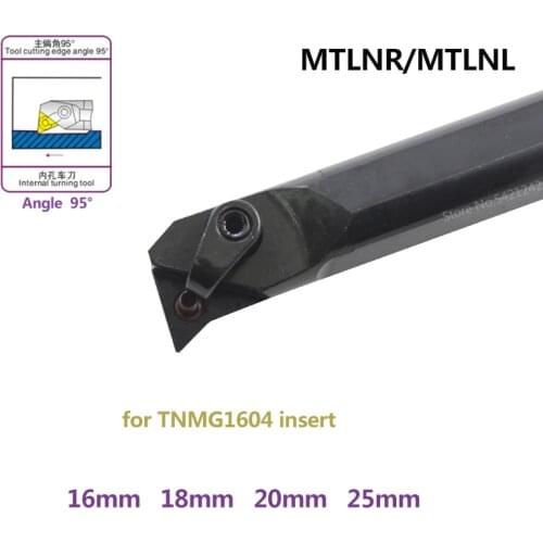 1PC S16Q S18Q S20R S25S MTLNR16 MTLNL16 CNC Lathe Cutting Tools MTLNR Bar Internal Turning Tool Holder for TNMG Carbide Inserts
