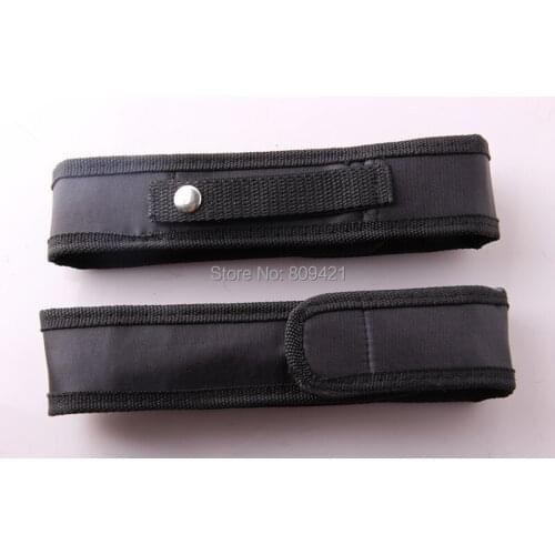 100pcs/lot Torch Soft Nylon Pouch Holster w/ Tight Closure Flashlight Length of 22 cm Nylon Flashlight Case