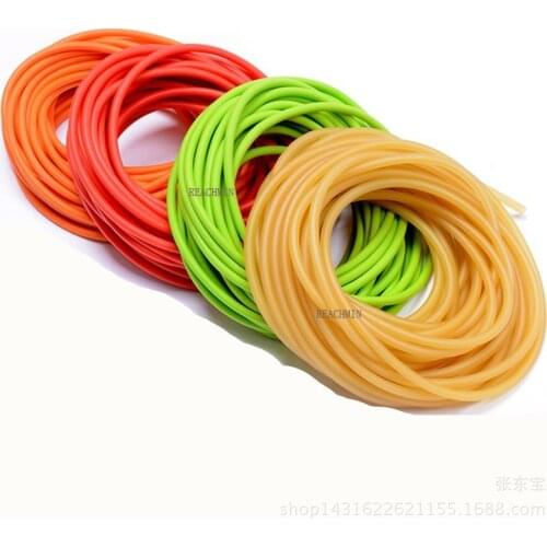 5/10m Outdoor 2050 Natural Latex Rubber Tube Stretch Elastic Slingshot Replacement Band Catapults Sling Rubber