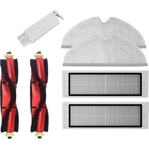 For Xiaomi Vacuum Cleaner Accessories Roborock S6 S60 S65 S5 S50 E35 S55 Main Brush,HEPA Filter,Cleaning Cloth,Parts
