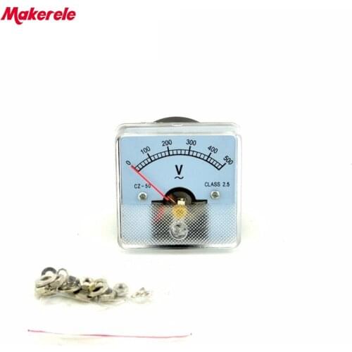 DC 0-500V Analog Voltmeter Analog Panel volt Meter voltage Tester charger doctor Voltimetro Diagnostic-tool