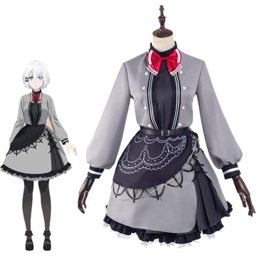 Anime The Detective Is Already Dead Siesta Cosplay Costume Dress Tantei wa Mou, Shindeiru. Costumes for Women Halloween Outfit