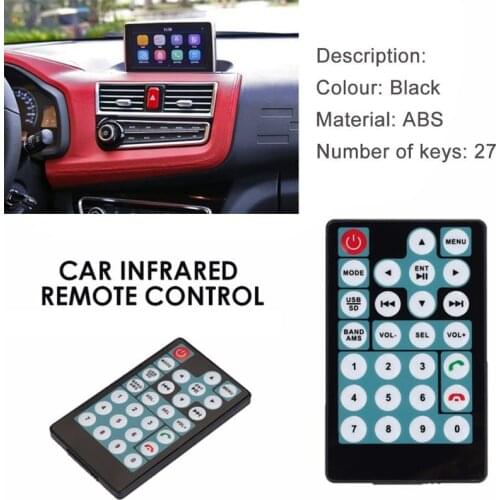 Car Accessories Car MP5 Intelligent 27 Buttons Remote Control Switch Simple Convenient Copy Operation