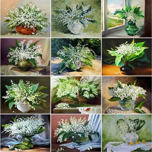 Evershine 5D Diamond Painting Flowers Diamond Embroidery Full Square Round Rhinestones Cross Stitch Mosaic Sale Home Decoration