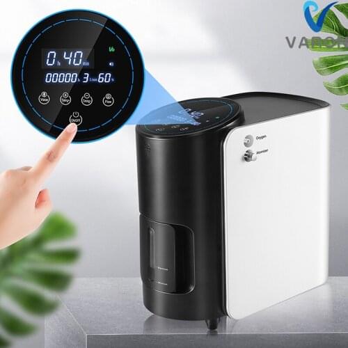 VARON Oxygen Concentrator 1-7L/min Generator Oxygen Making Machine No Battery Air Purifier Home Care Device AC110V 220V In Stock