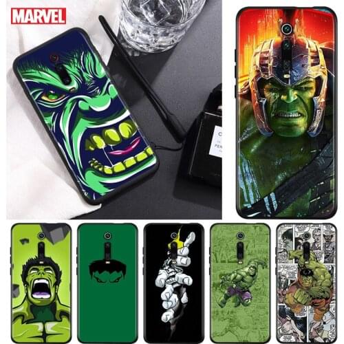 Hulks Avengers For Xiaomi Redmi 9T 9I 9AT 9A 9C 9 8A 8 7A 7 6A 6 5A 5 4X PRO Prime Plus Black Soft Phone Case