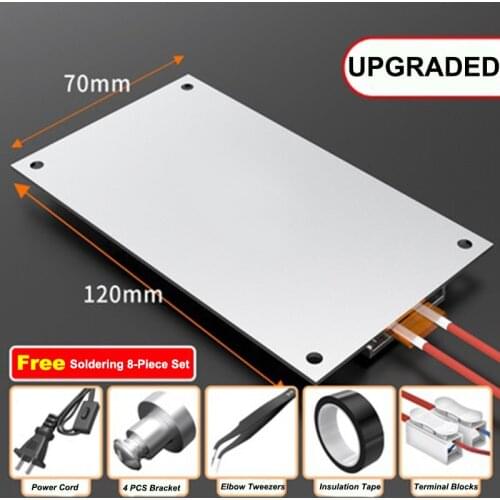 400W PTC Heating Plate Welding Plate Soldering Tools Thermostatic Heater Bonding Pad LED Remover