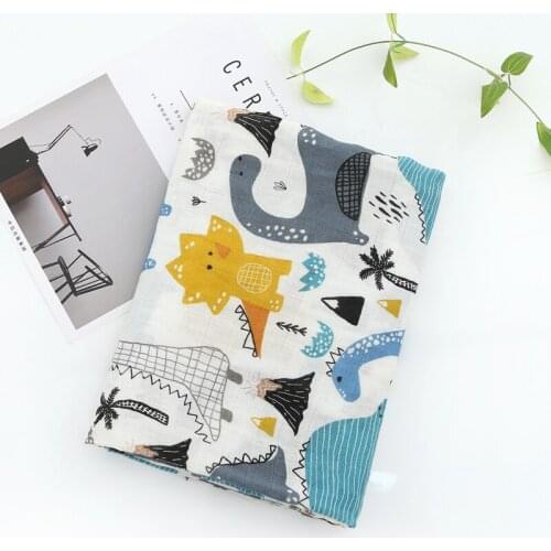 Ready stock 120*110cm newborn organic cotton bamboo baby blanket muslin swaddle wrap feeding burpy towel muslin big diaper