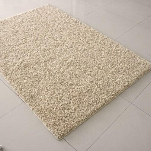 Plain plush terylene living room carpet 1.2 1.7 meters
