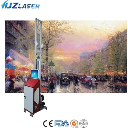 Vertical 3D Printer Large Size Metal Painting Shop Glass Decoration Wallpen Zeescape