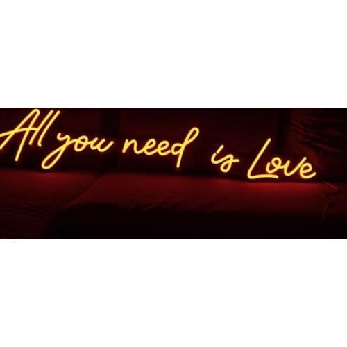 All You Need is Love Custom Neon Sign Wedding Bedroom Daughter girl Wall Hanging Personalized Gift Christmas Ornament Art