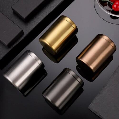 Home Creative stainless steel Toothpick Box Home Living Room Dining Room Toothpick Storage Box For Toothpicks