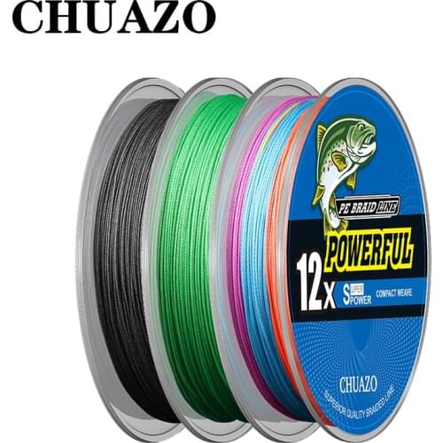 X12 share 150m Fishing Line 0.14mm-0.5mm 10.8KG-93.6KG Surface Carbon Line Treatment Process Fiber Leader Line PE Molecules