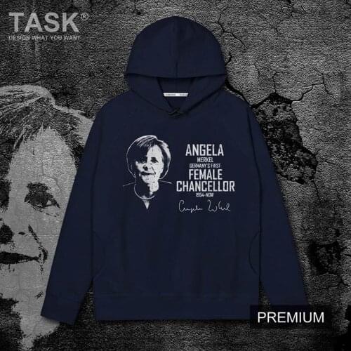 Celebrity Angela Dorothea Merkel German Chancellor politician casual fashion sweatshirt mens hooded sweater harajuku Clothing