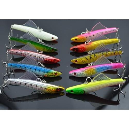 10 pcs full set Upscale submerged VIB 26g bait lures bait suit freshwater bait Alice mouth bass lure Minnow Set