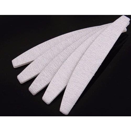 50PCS X Zebra Nail Files Sanding 100/180 Double Side Thick Stick Nail Files & Buffers Nail Art Manicure Pedicure Nail Art Tools