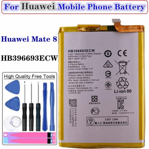 4000mAh Mate 8 Battery HB396693ECW For Huawei Mate 8 NXT-AL10 NXT-TL00 NXT-CL00 NXT-DL00 NXT-L09 NXT-L29 mate8 Batteries + Tools