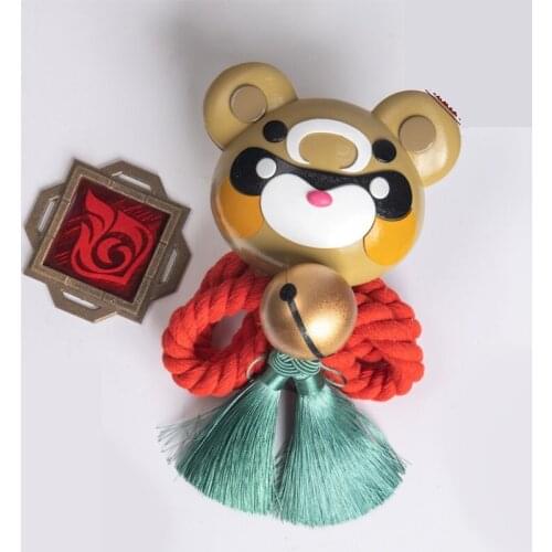 Genshin Impact Xiangling Waist Accessories Anime Cosplay Costume Accessories Props