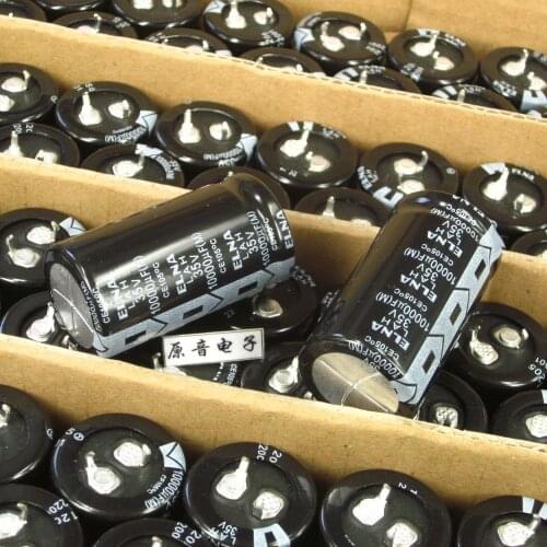 4PCS/10PCS Original ELNA LAH series 10000UF35V audio filter electrolytic capacitor 25*45mm free shipping