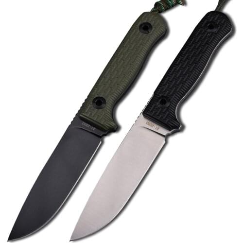 G10 Handle Outdoor Camping Hunting Climbing Fishing Knife EDC Tool