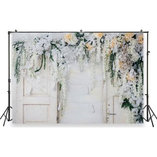 HUAYI Photography Backdrop Wedding Backdrop Birthday Bridal Shower Party Decor Flowers Wall Photo Booth Background Props XT-6750