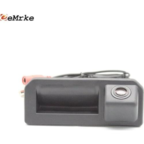EEMRKE CCD HD Night Vision Car Rear Camera Trunk Handle Camera for Audi A1 A5 S5 A6 S6 RS5 Q7 Q2L Q3 Q5 Q5L Q8 E-tron