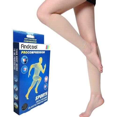 Findcool Medical Calf supports Compression Shin Guard 20-30 mmHg for Yoga and Sports
