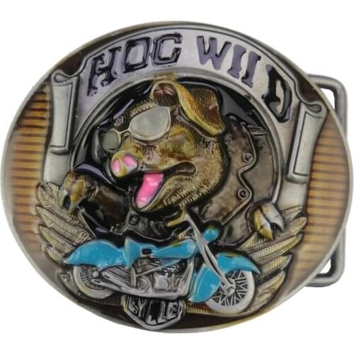 Fashion Male Pig Belt Buckle Metal for Men with Leather Belt