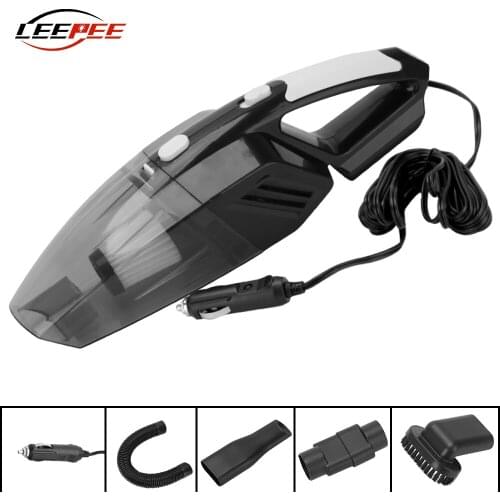 LEEPEE Car Vacuum Cleaner Wet And Dry Clean Powerful High Suction 12V 120W Handheld Auto Accessories Household Universal