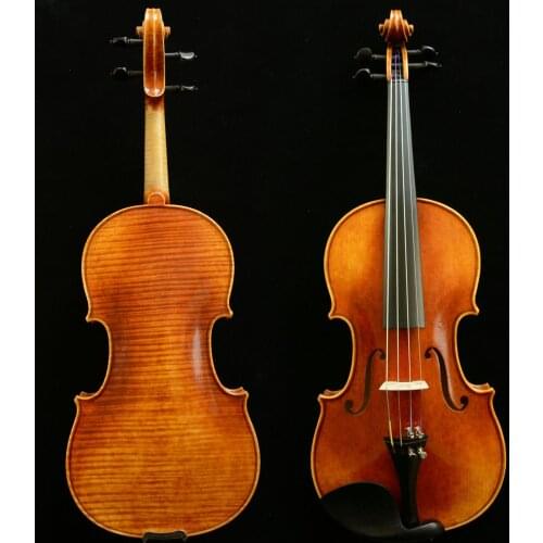 ACTUAL PHOTO Rare Violin after Stradivari 1716 Messiah Violin 1-PC Back Fabulous Sound