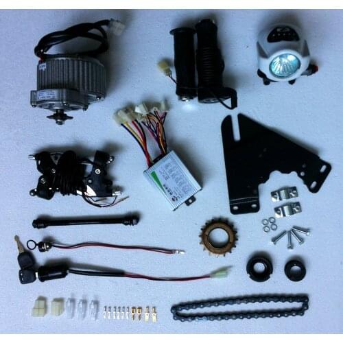 DC 36V 450W brush motor, DIY 22" - 28" electric bicycle kit , electric bicycle motor, E-bicycle kit, MY1018 brush motor