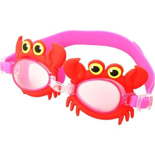 Silicone Adjustable Children Kids Waterproof Anti Fog UV Shield Cartoon Swimming Glasses Goggles Eyewear Eyeglasses with Box