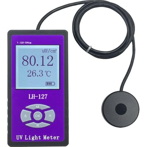 LH-127 UVA Ultraviolet Irradiance Meter Ultraviolet Illuminance Meter Ultraviolet Light Tester