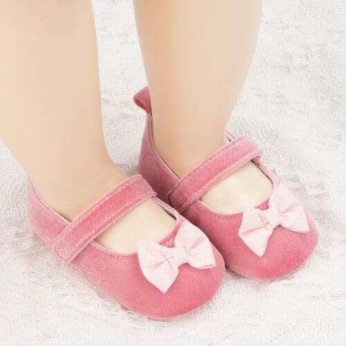 Newborn Baby Girls Shoes First Walkers Butterfly-knot Summer Toddler Princess Shoes Party Wedding Baby Girl Shoes Crib Shoes